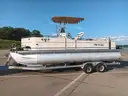 24&#x27; South Bay Center Console Fishing Pontoon &#x26; Trailer
