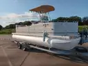 24&#x27; South Bay Center Console Fishing Pontoon &#x26; Trailer