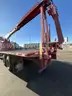 1995 Ford LTS9000 T/A Flatbed w/ IMT 16035 Wallboard Crane