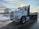 2014 Peterbilt 365 Tri/A Flatbed Truck