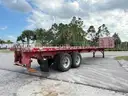 1990 Miller 45 Ft T/A Flatbed Trailer