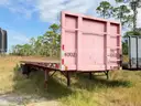 1990 Miller 45 Ft T/A Flatbed Trailer