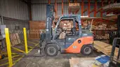 2014 Toyota 8FD40U Solid Pneumatic Tire Forklift