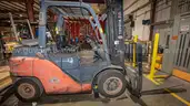 2014 Toyota 8FD40U Solid Pneumatic Tire Forklift