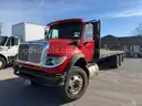 2007 International WorkStar 7600 6x4 SBA T/A Flatbed