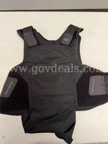 One (1) Safariland Armor Level 1 Vest, One (1) ABA Body Armor Vest Level , and One (1) RBR Armor Helmet