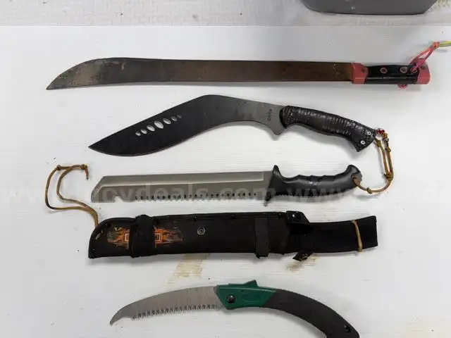 Lot of Knives, and Machete