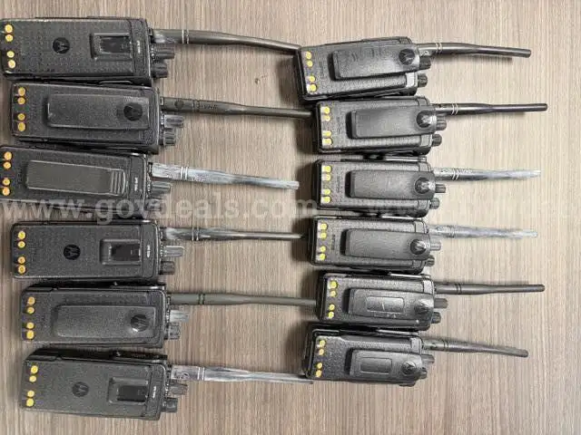 Lot of fourteen (14) Motorola Portable Radios and thirteen (13) chargers