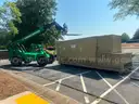 Self contained refuse split compactor