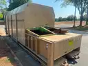 Self contained refuse split compactor