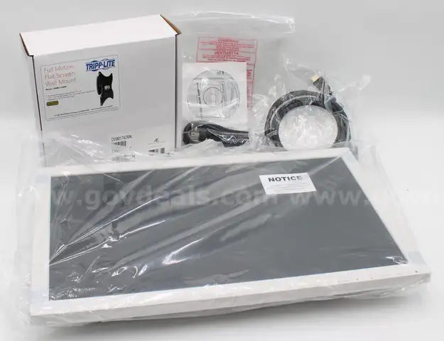 (Lot of 23) TRU-Vu VM-21.5C-TLM 21.5" 1080p Medical-Grade Monitor VT-215DPN2 w/ Tripp-Lite Wall Mounts