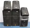 Lot of (8) PA Speakers – Peavey PR15, Behringer VP2520, OSP SC12M, TOA SL-15 (Read Description)