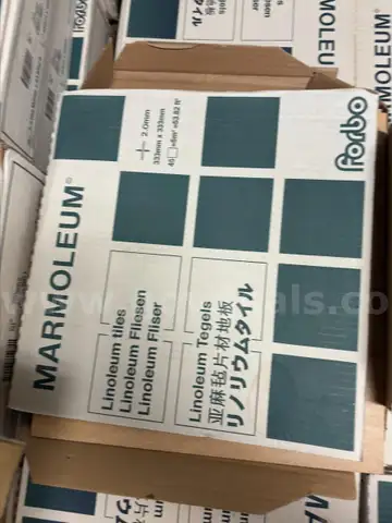 42 Linoleum Tile boxes