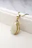 18k Gold Australian Opal Jewelry Set - Bracelet + Pendant