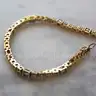 Solid Gold 14K Sapphire &#x26; Diamond Tennis Bracelet