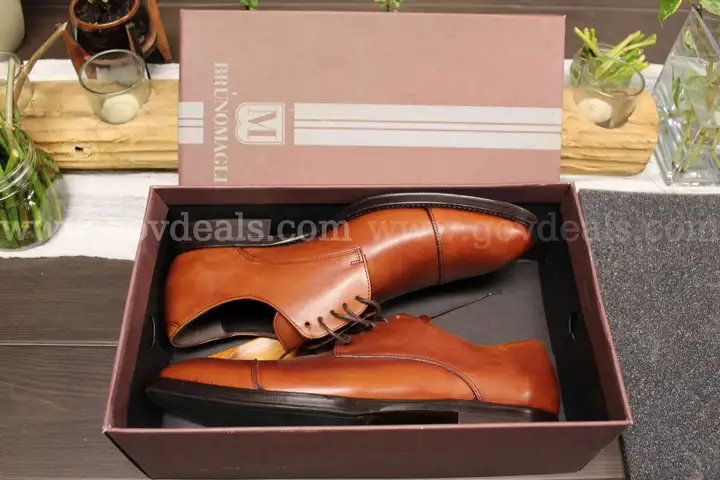  New in Box - Size 10M - Bruno Magli Men&#x27;s Dress Shoes &#x2013; CIRO Cognac