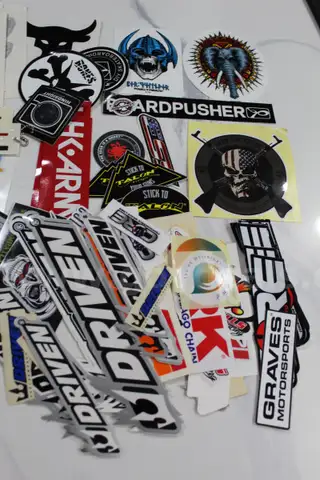 Lot of (200+) New Decals / Stickers – Motorsports, Racing, Tactical, Aftermarket Brands