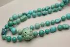 Vintage Multi-Strand Persian Carved Turquoise Necklace – Palisades Collection