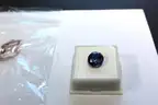 Round-Fancy Cut Lab Tanzanite Colored Sapphire &#x2013; 7.5 Carat