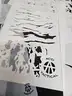Lot of (5) NEW Acid Tactical Camo Stencil Patterns