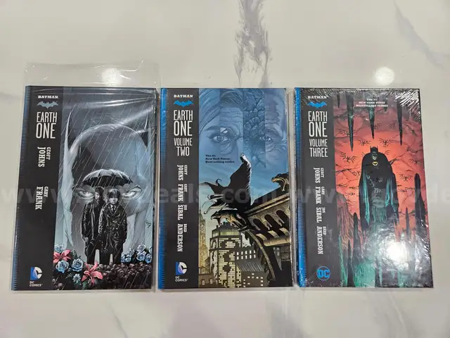 Batman: Earth One Volumes 1–3 Hardcover Graphic Novel Set