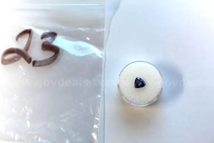 Trillion Cut Natural Blue Tanzanite - 1.35 carats