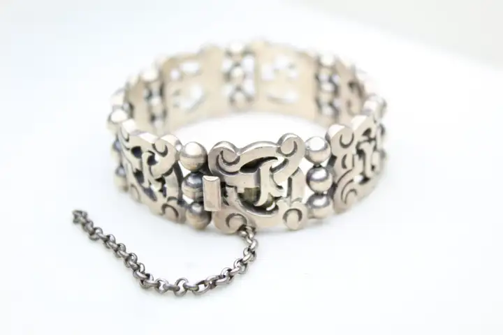 Vintage Taxco Sterling Silver Bracelet