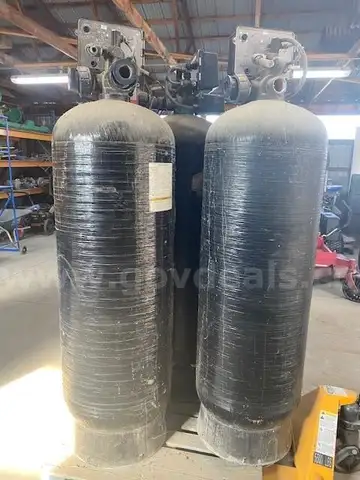85-Gal Composite (RFG) Water Softener Tanks (3) with Control Head