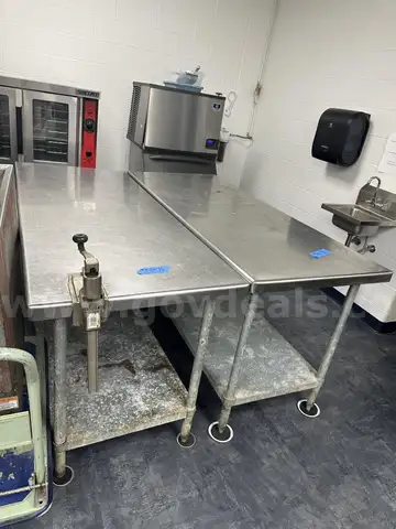 Stainless Steel Kitchen tables (2)
