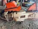 Lot of 4 Stihl tools and 1 Honda push mower