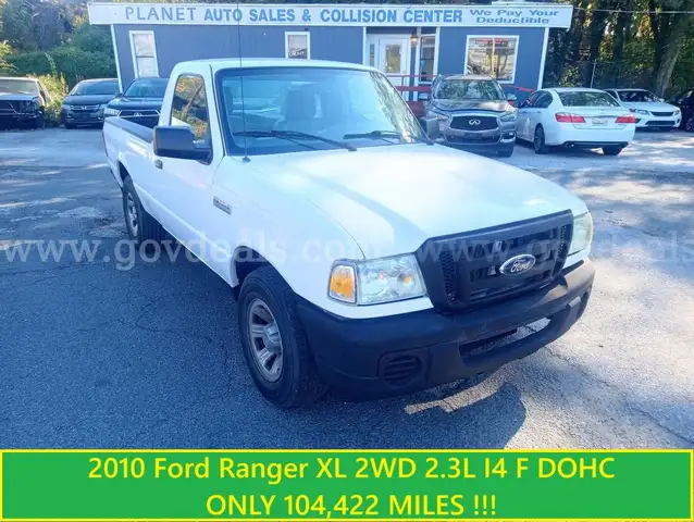 2010 Ford Ranger XL 2WD  2.3L I4 F DOHC...ONLY 104,422 MILES !!!