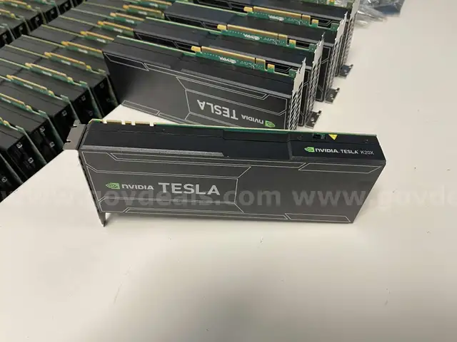 Lot of 78 NVIDIA Tesla K20X GPU Accelerator &#x2013; 699-22081-0200-200 &#x2013; Pulled from Brand New Machine &#x2013; Includes Side Clip