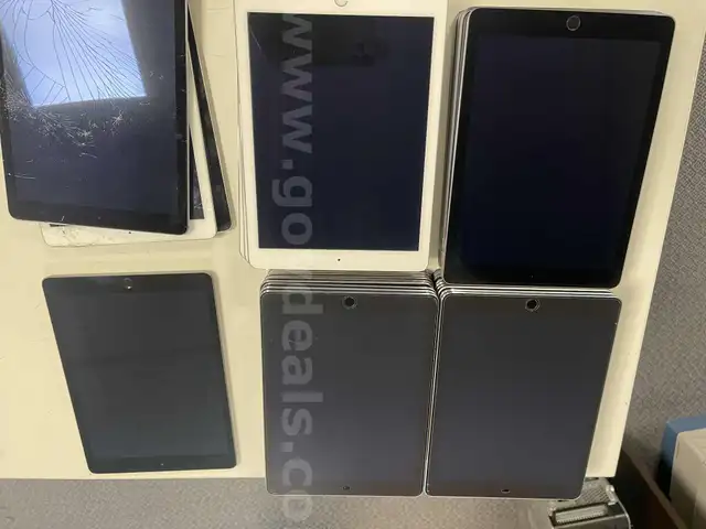 Lot of 40, Apple iPads - Mix of A1566 & A2270 - AS-IS-  Grade A Housing working unit and — No Chargers — MDM Locked