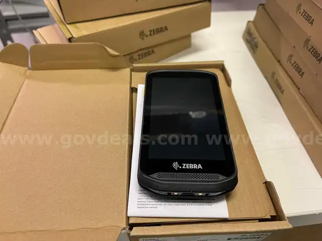 Lot 4, Zebra TC25AJ Rugged Mobile Touch Computer – Brand New Demo Unit