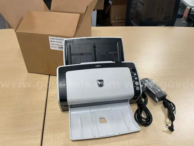 Lot 10 – Fujitsu FI-6130Z Document Scanner – Color Duplex – Fully Refurbished, Cleaned Grade A