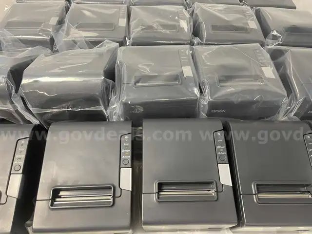 Lot of 100 Epson TM-T88V (M244A) Thermal Receipt Printer - RS232 Serial + USB &#x2013; Cleaned, Used &#x26; Tested | PSU Included