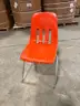 Orange Virco 9000 Student Classroom Chairs lot of 16