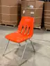 Orange Virco 9000 Student Classroom Chairs lot of 16
