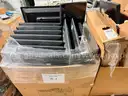 Lot of 124 mixed televisions on 5 skids. Various brands, models, and screen sizes. All units power on