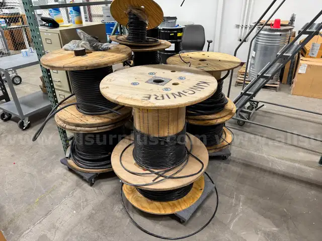Cable and Conduit, Power Cable, Wire, Conduit and Supporting Electrical Equipment, Qty 1 Lot