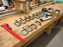 Shop Tools, Wrench, Clamps, Nail and Staple Gun, Qty 17Pcs