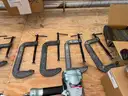 Shop Tools, Wrench, Clamps, Nail and Staple Gun, Qty 17Pcs
