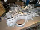 Pipe Supports, CS, SS, Galv, Qty 298