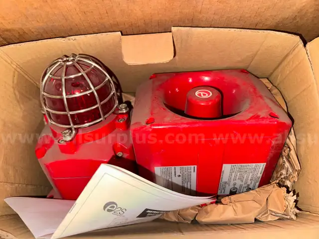 Alarm Horn and Strobe System, e2S, D2xC2, Qty 2