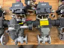 Valves, Actuated Ball and Plug Valves, Ranging From 0.5in to 2in Dia, 150# to 300#, Qty 17 Valves.