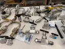 Instrument Air Valves, Fittings, Flanges and Supporting Equipment, 0.125in to Approx 1in Dia, Qty 1 Lot.