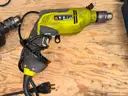 Drills, Corded Hammer Drills/Drills, Magnetic Drill Press, Drill Bits and Supporting Equipment, Qty 1 Lot