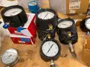 Instrumentation and Control, Switches, Meters, and Gauges, Pressure, Temp, and Flow, Qty 71 Pcs