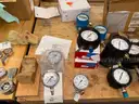Instrumentation and Control, Switches, Meters, and Gauges, Pressure, Temp, and Flow, Qty 71 Pcs
