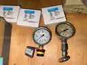 Instrumentation and Control, Switches, Meters, and Gauges, Pressure, Temp, and Flow, Qty 71 Pcs